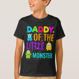 Papa des kleinen Monsters Geburtstagsfamilie Monst T-Shirt