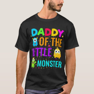 Papa des kleinen Monsters Geburtstagsfamilie Monst T-Shirt