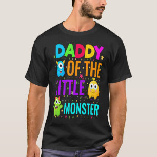 Papa des kleinen Monsters Geburtstagsfamilie Monst T-Shirt