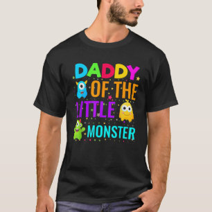 Papa des kleinen Monsters Geburtstagsfamilie Monst T-Shirt