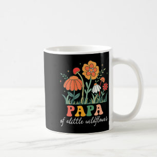 Papa des kleinen Wildblumen-Babys zum Geburtstagsp Kaffeetasse