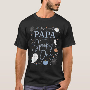 Papa des spooky One ersten Geburtstag Blau Junge 1 T-Shirt