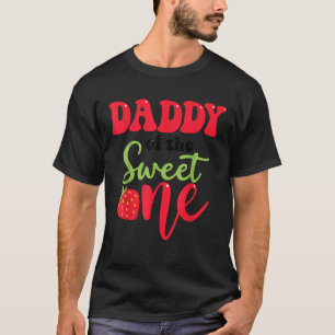 Papa des Sweet One Strawberry Summer First Bir T-Shirt