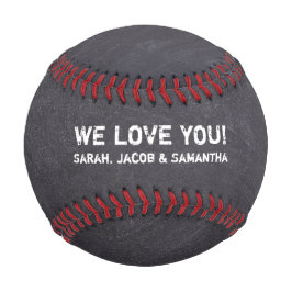 Papa des Vaters Wir Liebe dich Etch auf Chalkboard Baseball