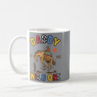 Papa des Wilden Einen 1. Geburtstag Cowboy Rodeo Kaffeetasse