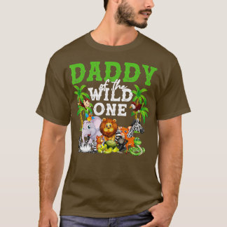Papa des wilden Einziger Zoo Geburtstagssafari-Dsc T-Shirt
