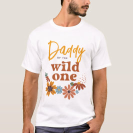 Papa des Wilden | Wildblume Geburtstag T-Shirt
