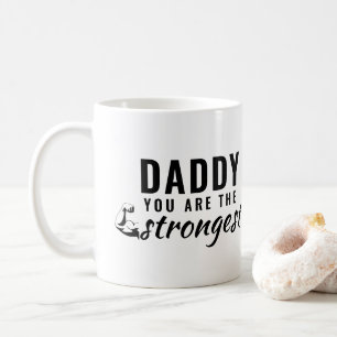 Papa, du bist der Stärkste Vatertag Kaffeetasse