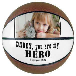 Papa, du bist mein Held Vater-Tag-Foto Basketball