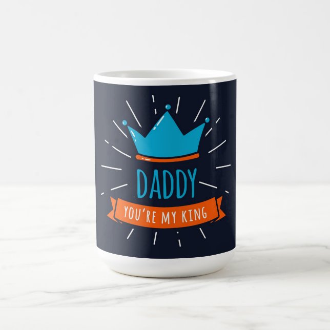 Papa, du bist mein König Kaffeetasse (Mittel)
