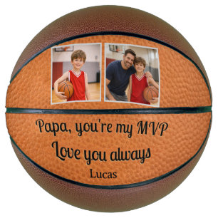 Papa, du bist mein MVP 2 Foto-Vater-Geschenk Anden Basketball