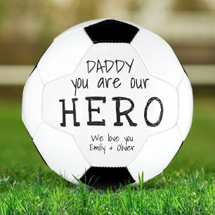 Papa, du bist unser Heldenkid Fußball
