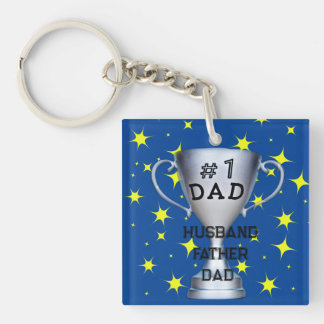 Papa Ehemann Vater Acryl-Schlüsselanhänger Schlüsselanhänger