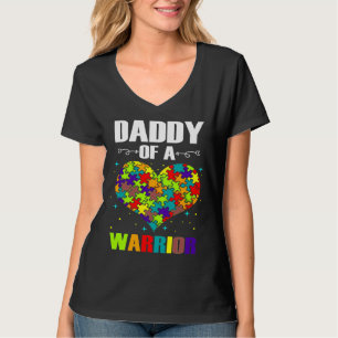 Papa eines Kriegers, der sich Niedlich Autismus be T-Shirt