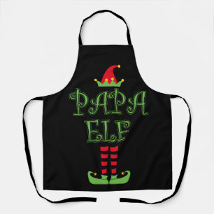 Papa Elf Christmas TShirt Schürze