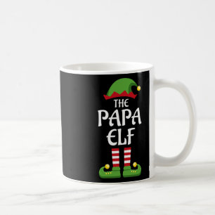 Papa elf Familienkongruenz Weihnachten Papa Kaffeetasse