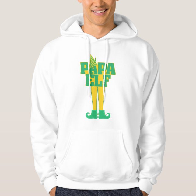 Papa Elf Hoodie (Vorderseite)