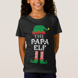 Papa Elf Matching Familie Weihnachten Pajama T-Shirt
