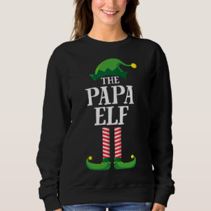Papa Elf Matching Family Group Weihnachts-Party Sweatshirt