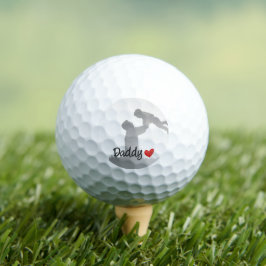 Papa, erster Vatertag, erster glücklicher Vater Golfball