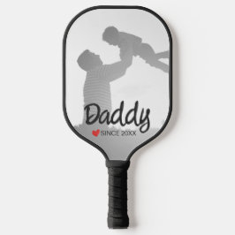 Papa, erster Vatertag, erster glücklicher Vater Pickleball Schläger