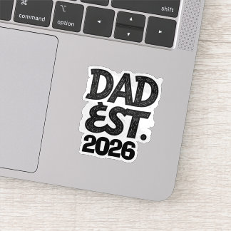 Papa Est 2026 Stolzer Vater seit Aufkleber