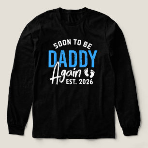 Papa Est 2026 Zum Daddy befördert 2026 Vater 2026  Tri-Blend Shirt