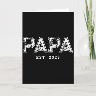 Papa Est Benutzerdefiniertes Geschenk für Papa T-S Karte
