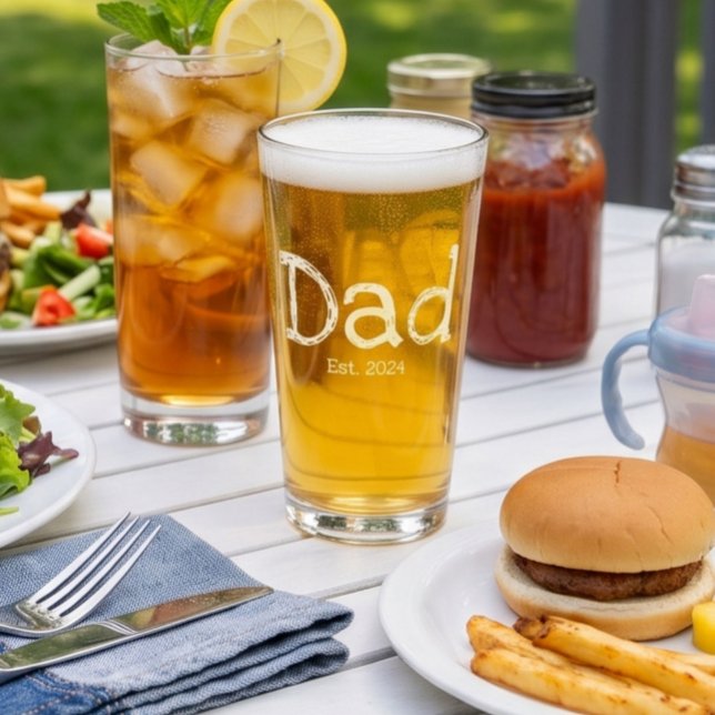 Papa Established Fett Schwarz Weiß Glas (Von Creator hochgeladen)