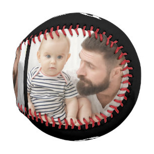 Papa Established Fett Typography Schwarz 3 Foto Baseball