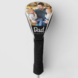 Papa Established Foto weiße Schrift Golf Headcover