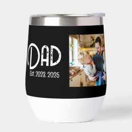 Papa Established Photo Grunge Text