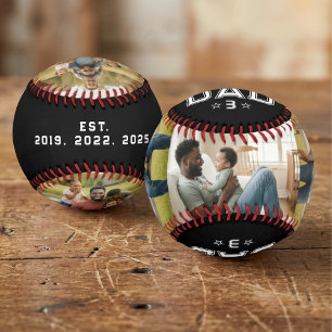 Papa etablierte Jahre Fett Schwarz 3 Foto Baseball