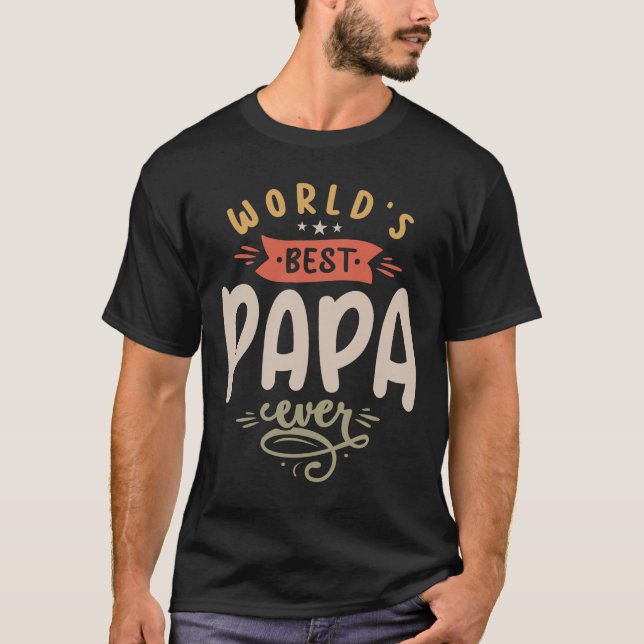 Papa Ever Großartiger Garten T-Shirt (Vorderseite)