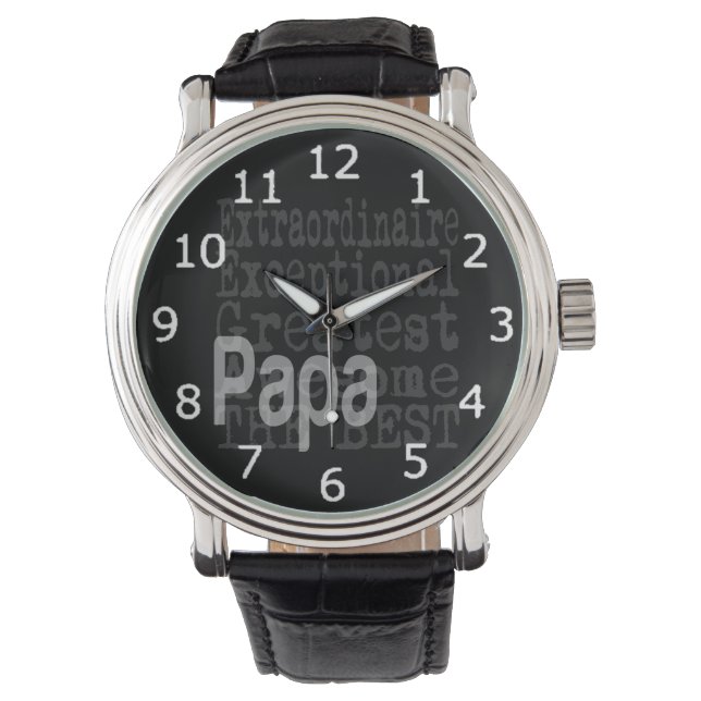Papa Extraordinaire Armbanduhr (Vorderseite)