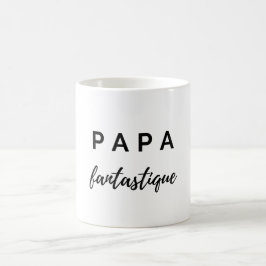 Papa fantastique (noir) kaffeetasse