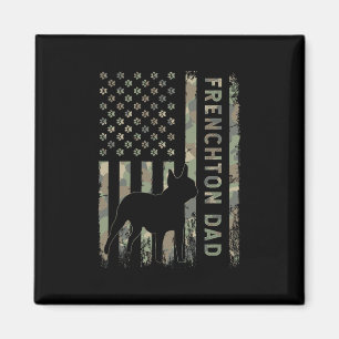 Papa Französische Bulldogge Boston Terrier Camo US Magnet