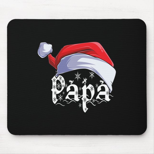 Papa Frohe Weihnachten Weihnachten Weihnachten Wei Mousepad (Vorne)