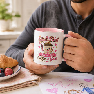 Papa-für-Mädchen-Kaffee-Sass-Schinke-Tasse Vaterta Tasse