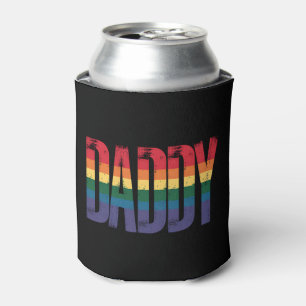 Papa Gay Pride Monat LGBTQ Vatertag Regenbogen Dosenkühler
