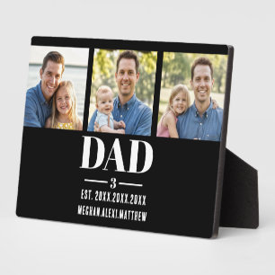 Papa Gegr. Jahr Name Zahl Fett Schrift 3 Foto Fotoplatte