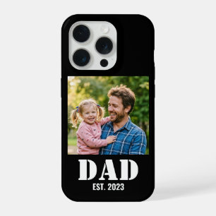 Papa Gegründet Jahr Foto Erinnerung Geschenk iPhone 15 Pro Hülle
