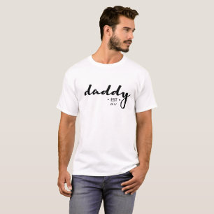 Papa, gegründet, Jahr, Personalisiert T-Shirt