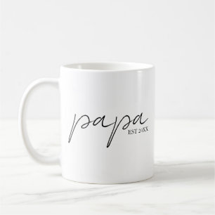 Papa gegründet Papa-Geschenk süße Idee Kaffeetasse