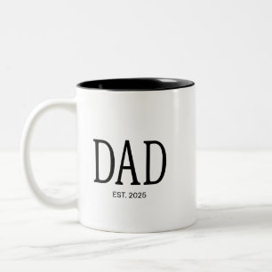Papa gegründet zweifarbige tasse