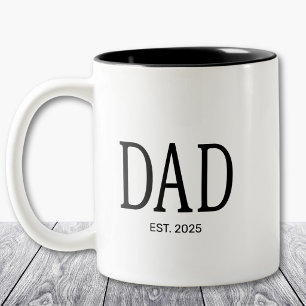 Papa gegründet zweifarbige tasse