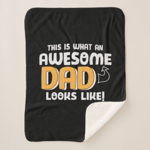 Papa-Geschenk So sieht ein großartiger Vater aus Sherpadecke
