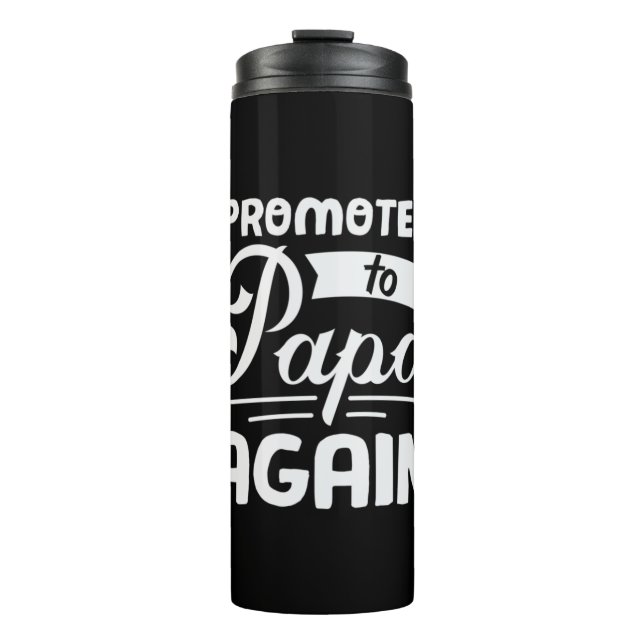 Papa-Geschenk wieder befördert Thermosbecher (Vorderseite)