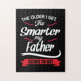 Papa gibt den Älteren, die ich schlauer bekomme Puzzle