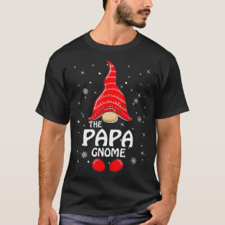 Papa Gnome Familie Matching Weihnachten Funny Gesc T-Shirt